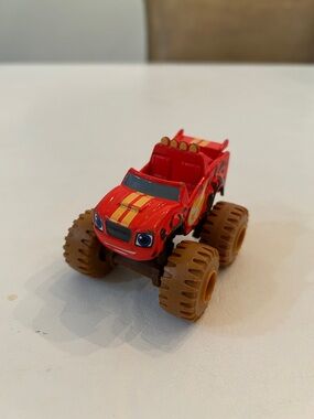 Blaze Red Monster Truck Toy Car for Kids